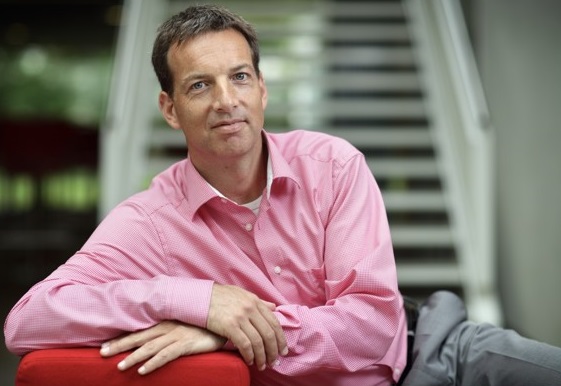 MaartenIJzermanCouch Prof Maarten IJerman sitting on a couch
